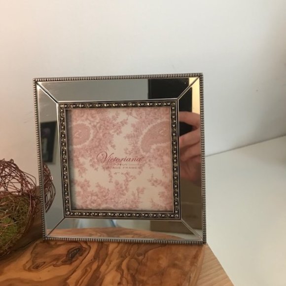 Vintage Mirror Photo Frame 4x4 inch - Picture 2 of 8